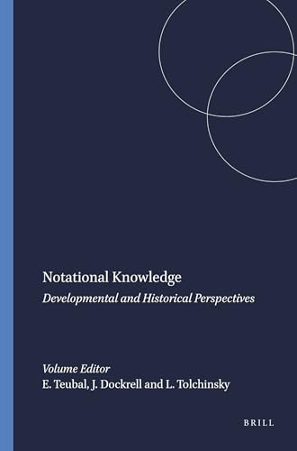 Notational Knowledge (Developmental and Historical Perspectives) by Eva Teubal, Julie Dockrell, Liliana Tolchinsky, 9789077874776