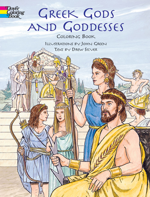 Greek Gods and Goddesses Coloring Book by John Green, 9780486418629