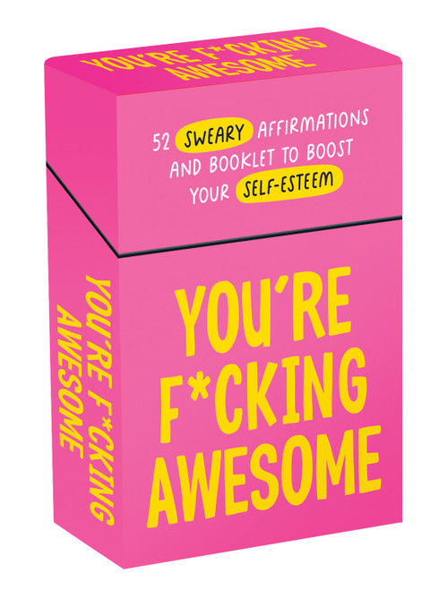 You're F*cking Awesome (52 Sweary Affirmations and Booklet to Boost Your Self-Esteem) by Summersdale Publishers, 9781837999439