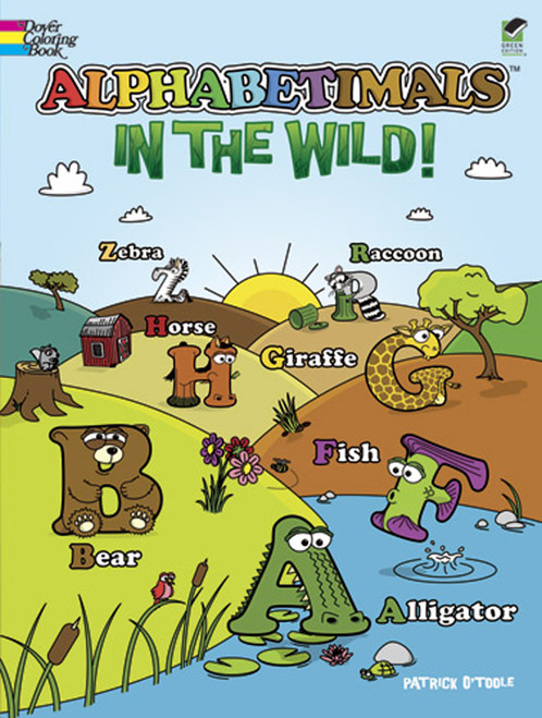 Alphabetimals -- In the Wild! Coloring Book by Patrick O'Toole, 9780486499147