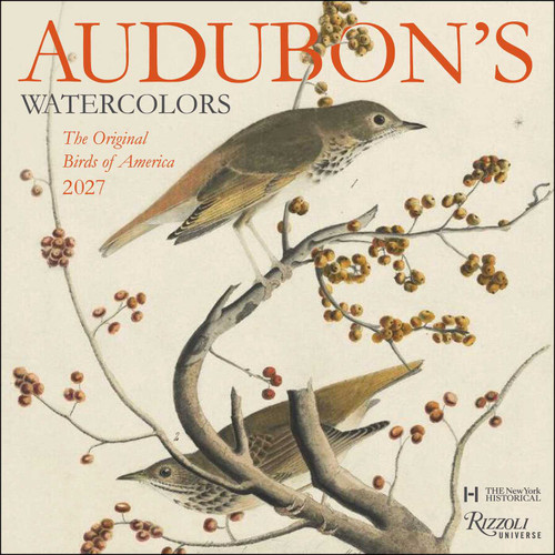 Audubon's Watercolors 2027 Wall Calendar by The New York Historical Society, 9780789349262