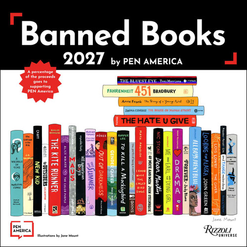 The Banned Books 2027 Wall Calendar by PEN America, 9780789349293