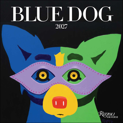 Blue Dog 2027 Wall Calendar by George Rodrigue, 9780789349316