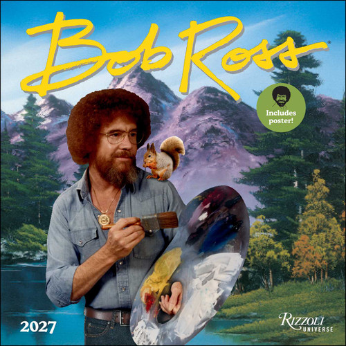 Bob Ross 2027 Wall Calendar with Poster by Bob Ross, 9780789349323
