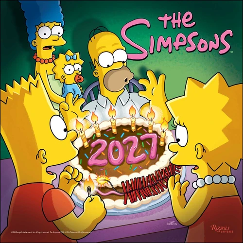 The Simpsons 2027 Wall Calendar by Matt Groening, 9780789349668