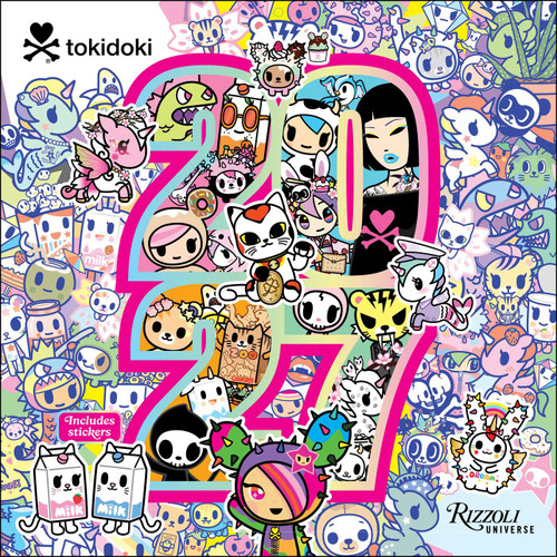 tokidoki 2027 Wall Calendar (Includes Stickers) by Simone Legno, 9780789349682