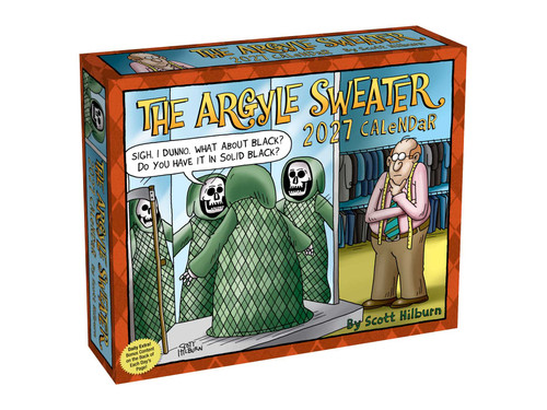 The Argyle Sweater 2027 Day-to-Day Calendar by Scott Hilburn, 9798881606565