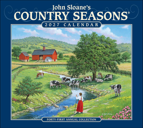 John Sloane's Country Seasons® 2027 Deluxe Wall Calendar (Forty-First Annual Collection) by John Sloane, 9798881606732
