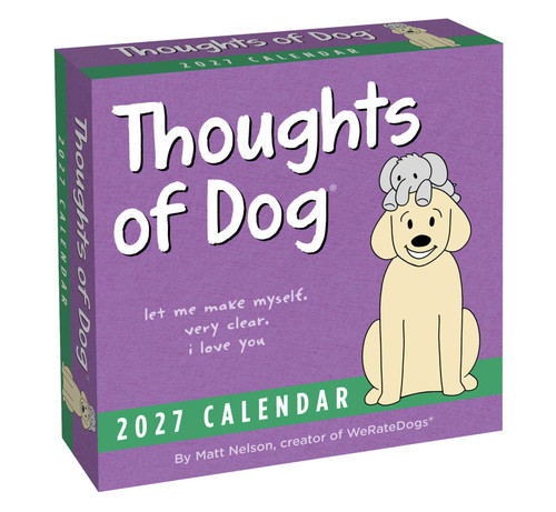 Thoughts of Dog 2027 Day-to-Day Calendar by Matt Nelson, 9798881606862