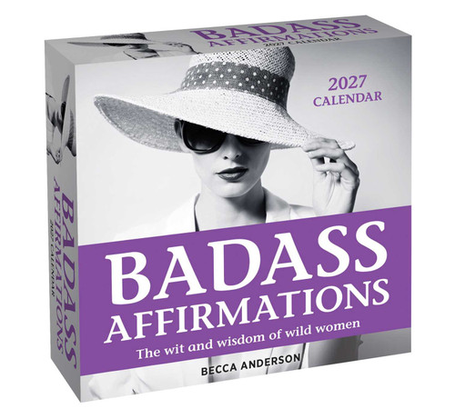 Badass Affirmations 2027 Day-to-Day Calendar by Becca Anderson, 9798881607883