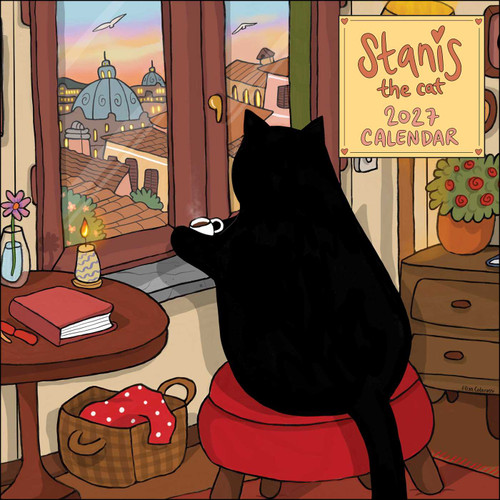 Stanis the Cat 2027 Wall Calendar by Elisa Colarossi, 9798881609306