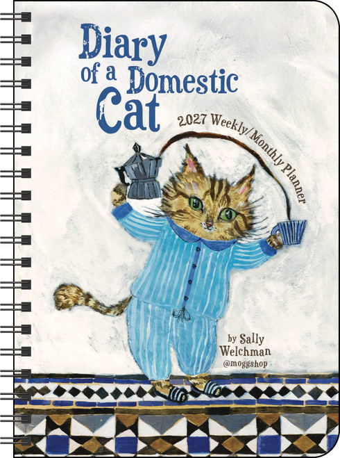 Sally Welchman 2027 Monthly/Weekly Planner Calendar (Diary of a Domestic Cat) by Sally Welchman, 9798881609689