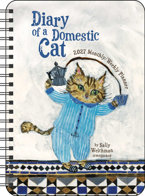 Sally Welchman 2027 Monthly/Weekly Planner Calendar (Diary of a Domestic Cat) by Sally Welchman, 9798881609689