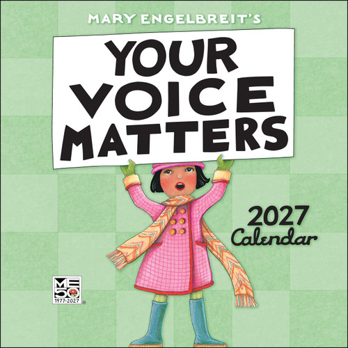 Mary Engelbreit's Your Voice Matters 2027 Wall Calendar by Mary Engelbreit, 9798881611316
