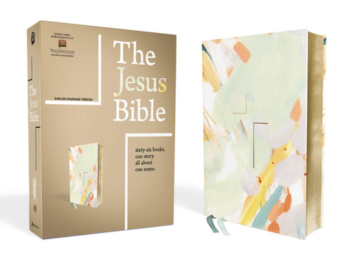 The Jesus Bible Artist Edition, ESV, Leathersoft, Multi-color/Teal by Passion Publishing, Zondervan, 9780310453093