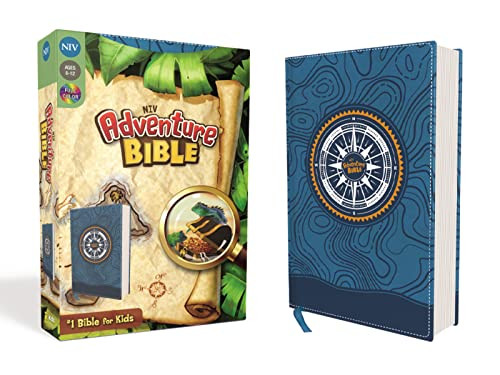 NIV, Adventure Bible, Leathersoft, Blue, Full Color by Lawrence O. Richards, Zondervan, 9780310458227