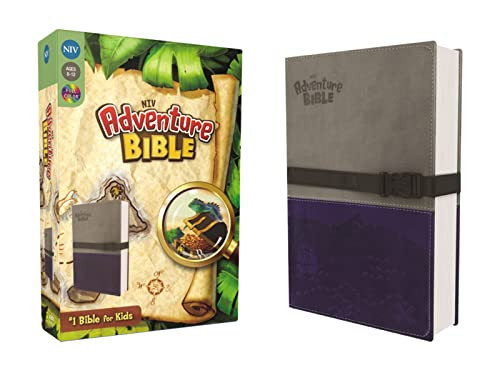 NIV, Adventure Bible, Leathersoft, Gray/Blue, Full Color by Lawrence O. Richards, Zondervan, 9780310727538