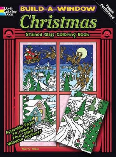 Build a Window Stained Glass Coloring Book--Christmas by Marty Noble, 9780486483948