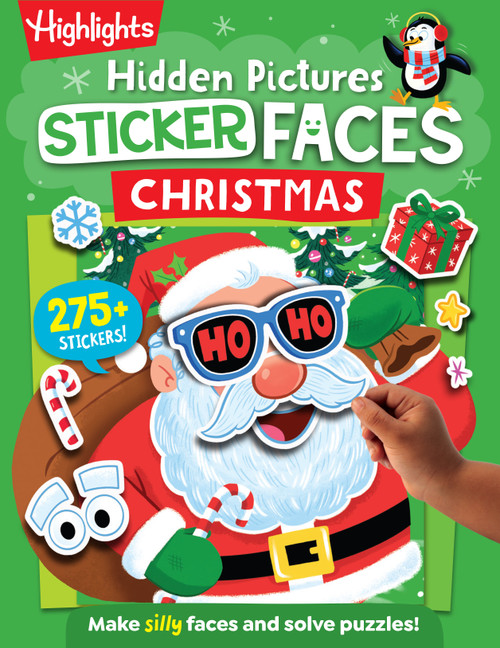 Hidden Pictures Sticker Faces: Christmas by Highlights, 9781639625192