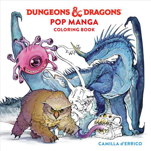 Dungeons & Dragons Pop Manga Coloring Book by Camilla d'Errico, Official Dungeons & Dragons Licensed, 9780593839461