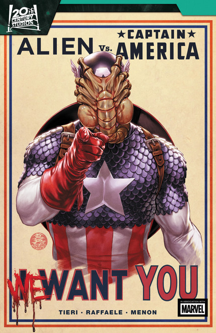 Alien vs. Captain America by Frank Tieri, Stefano Raffaele, Mark Brooks, 9781302967369