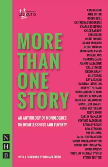 More Than One Story (An Anthology of Monologues on Homelessness and Poverty) by Cardboard Citizens, Michael Sheen, 9781839045196