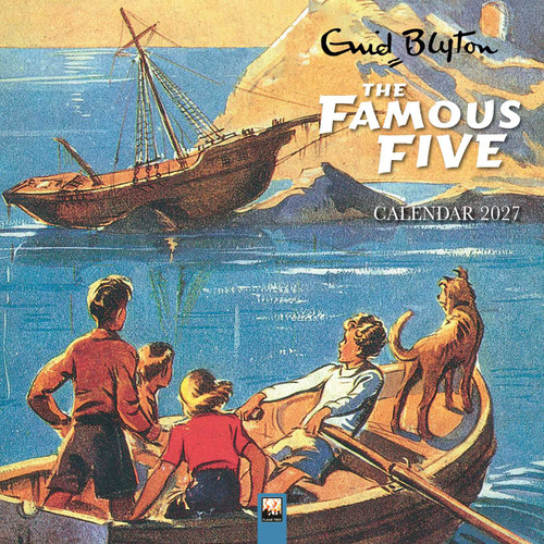 Enid Blyton: The Famous Five Wall Calendar 2027 (Art Calendar) by Flame Tree Studio, 9781806940011