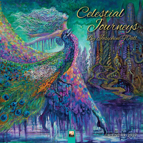 Celestial Journeys by Josephine Wall Calendar 2027 (Art Calendar) by Flame Tree Studio, 9781806940103