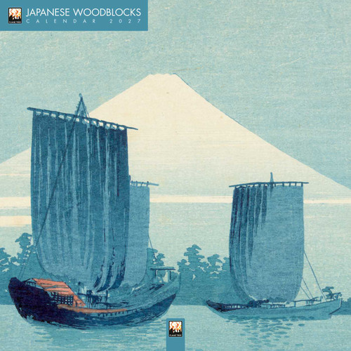 Japanese Woodblocks Wall Calendar 2027 (Art Calendar) by Flame Tree Studio, 9781806940295