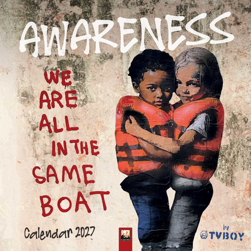TVBOY: Awareness Wall Calendar 2027 (Art Calendar) by Flame Tree Studio, 9781806940431