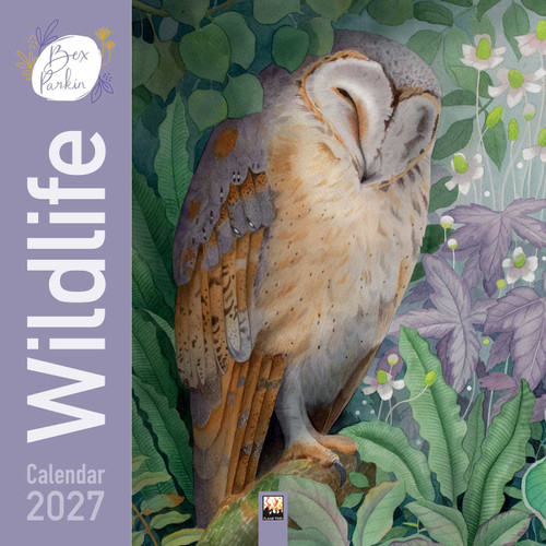 Bex Parkin: Wildlife Wall Calendar 2027 (Art Calendar) by Flame Tree Studio, 9781806940660