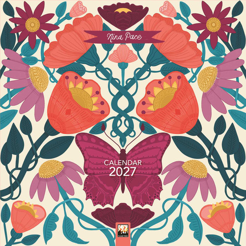 Nina Pace Mini Wall calendar 2027 (Art Calendar) by Flame Tree Studio, 9781806941216