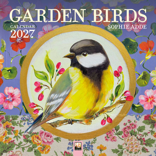 Sophie Adde: Garden Birds Mini Wall Calendar 2027 (Art Calendar) by Flame Tree Studio, 9781806941292