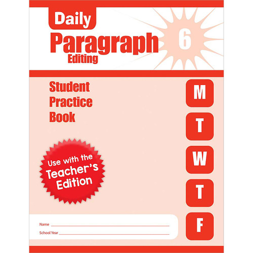 Daily Paragraph Editing, Grade 6 Sb by Evan-Moor Educational Publishers, 9781609633462