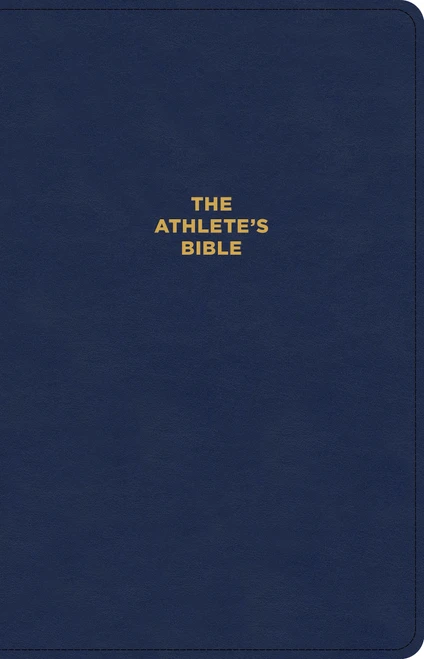 CSB Athlete's Bible, Revised and Updated, Optimal Type, Navy LeatherTouch (Devotional Bible for Athletes) by Fellowship of Christian Athletes, CSB Bibles by Holman, 9798384545705