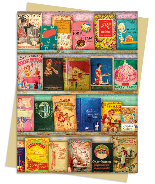 Aimee Stewart: Vintage Cook Book Library Greeting Card Pack (Pack of 6) by Flame Tree Studio, 9781835621998