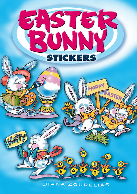 Easter Bunny Stickers (Miniature Edition) by Diana Zourelias, 9780486462035