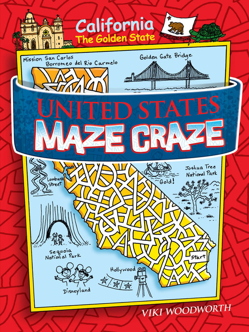 United States Maze Craze by Viki Woodworth, 9780486468310