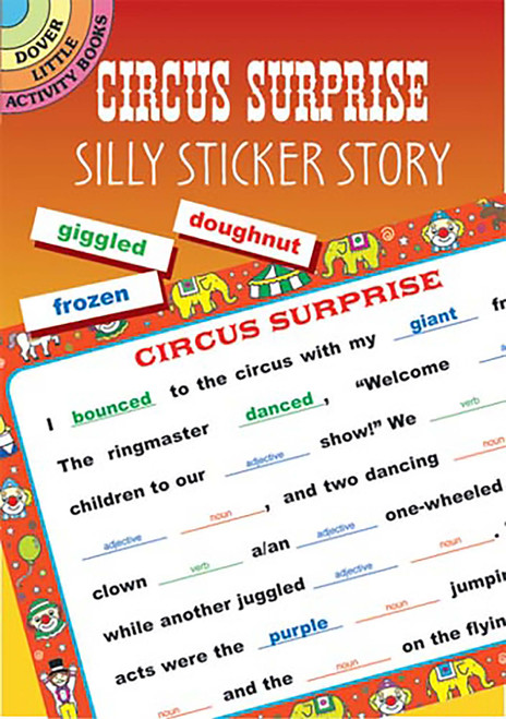 Circus Surprise (Silly Sticker Story) (Miniature Edition) by Dover, 9780486439518