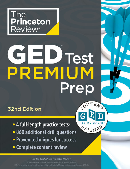 Princeton Review GED Test Premium Prep, 32nd Edition (1,525+ Practice Questions Including 4 Practice Tests + Content Review + Online Features) by The Princeton Review, 9798217230686