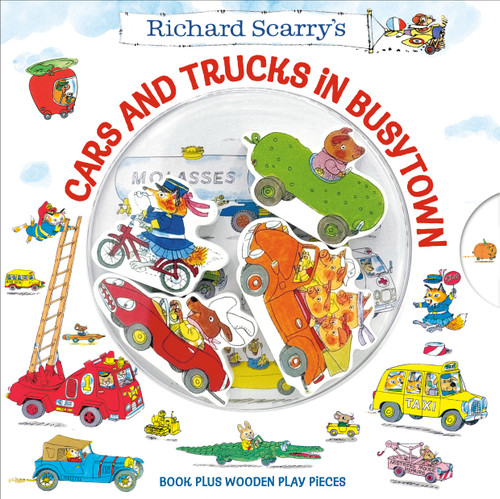 Richard Scarry's Cars and Trucks in Busytown (Book Plus Wooden Play Pieces) by Richard Scarry, 9798217123520