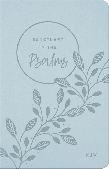 KJV, Sanctuary in the Psalms: Promise Book, Leathersoft, Blue by DaySpring, 9781648704178