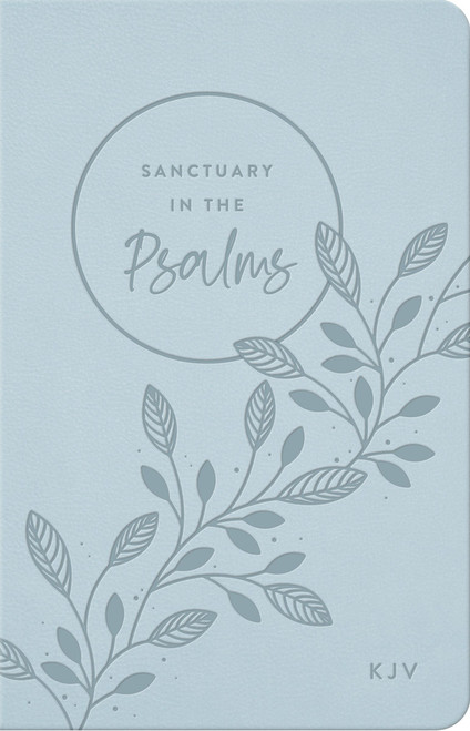 KJV, Sanctuary in the Psalms: Promise Book, Leathersoft, Blue by DaySpring, 9781648704178