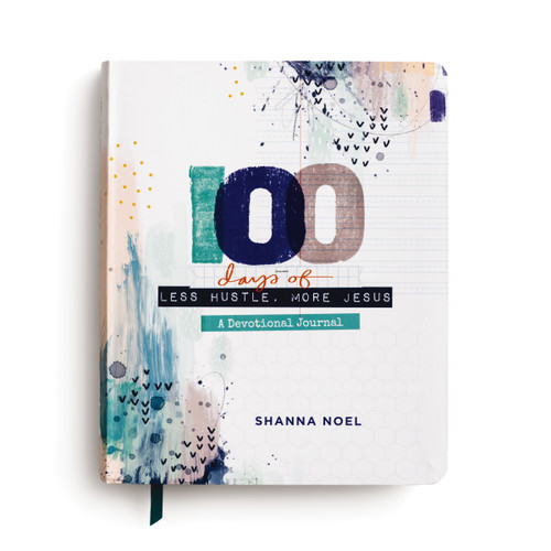 100 Days of Less Hustle, More Jesus (A Devotional Journal (100 Daily Devotions with Bible Verses, Journaling Space, and Prayers)) by Shanna Noel, Thomas Nelson, 9781684086054