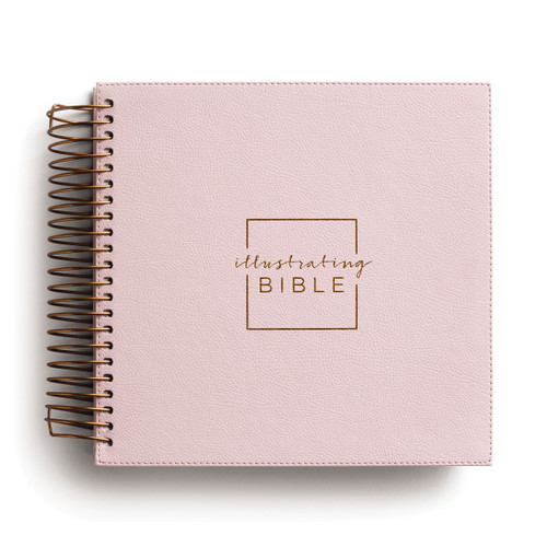 NIV, Spiral-bound Illustrating Bible, Leathersoft Spiral, Pink (Draw, Write, and Reflect Your Way Through Scripture) by DaySpring, 9781644548738