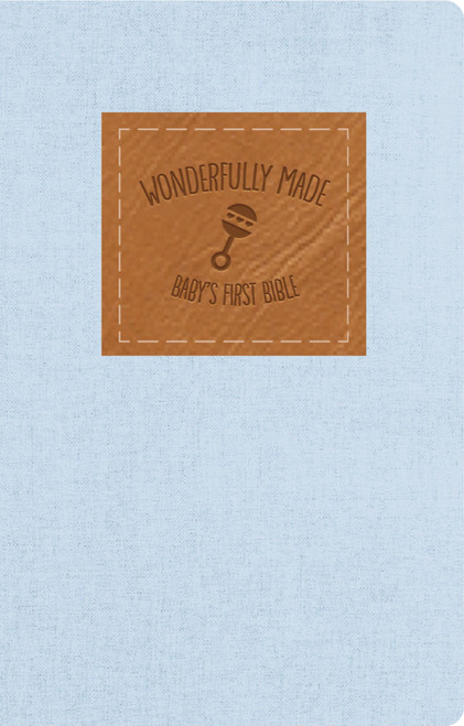 KJV, Wonderfully Made New Testament and   Psalms: Baby Boy's First Bible, Flexcover, Blue by DaySpring, 9781648708282