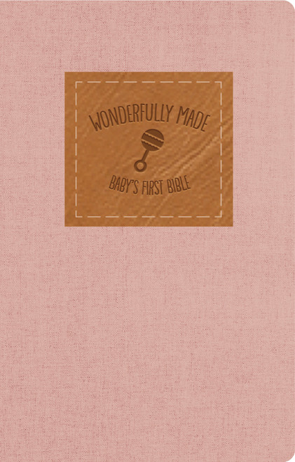 KJV, Wonderfully Made New Testament and   Psalms: Baby Girl's First Bible, Flexcover, Pink by DaySpring, 9781648708299