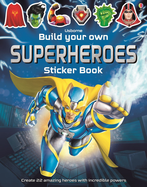 Build Your Own Superheroes Sticker Book by Simon Tudhope, Reza Ilyasa, Reza Ilyasa, 9781835404713
