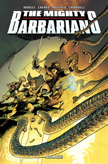 THE MIGHTY BARBARIANS TPB by Michael Moreci, Giuseppe Cafaro, 9781684972364