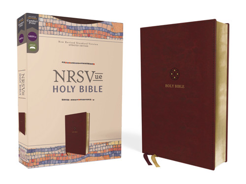 NRSVue, Holy Bible, Leathersoft, Burgundy, Comfort Print by Zondervan, 9780310461449